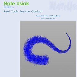 Nate Usiak - Tools
