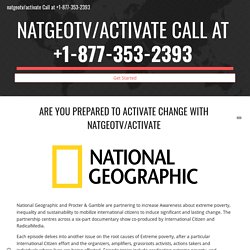 Steps To Activate "Nat Geo TV Channel" At "natgeotv.com/account"