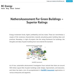 NathersAssessment For Green Buildings – Superior Ratings – RC Energy