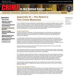 The Nation's Two Crime Measures - Crime in the United States 2004