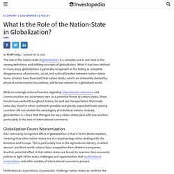 What Is the Role of the Nation-State in Globalization?