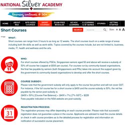 National Silver Academy-Short Courses