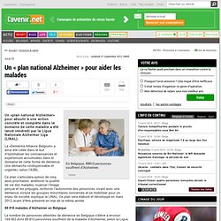 Un « plan national Alzheimer » pour aider les malades