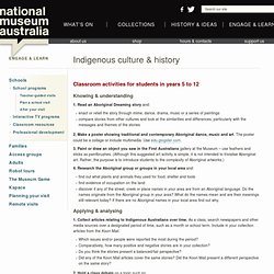 Indigenous culture & history
