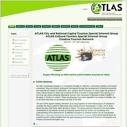 ATLAS City and National Capital Tourism Special Interest Group