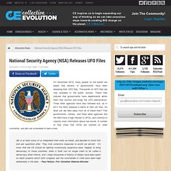 National Security Agency (NSA) Releases UFO Files