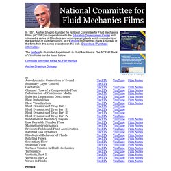 National Committee for Fluid Mechanics Films