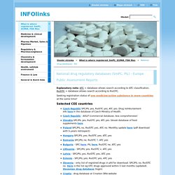 National drug databases - EU