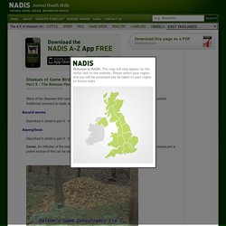 NADIS - National Animal Disease Information Service