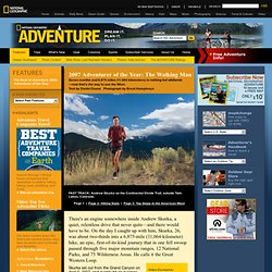 Andrew Skurka - National Geographic Adventure Magazine