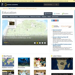 Teachers Homepage - National Geographic Education