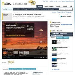 Landing a Space Probe or Rover