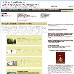 National Institute for Learning Outcomes Assessment