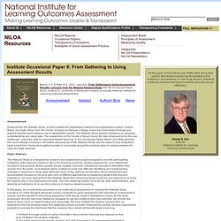 National Institute for Learning Outcomes Assessment