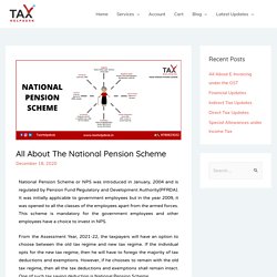 All About The National Pension Scheme - TaxHelpdesk