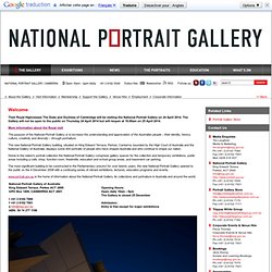 National Portrait Gallery, Canberra - Home