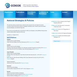 CCD COE - National Strategies & Policies
