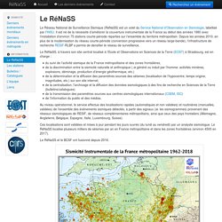Réseau National de Surveillance Sismique / ReNaSS