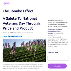 A Salute To National Veterans Day Through Pride and Product