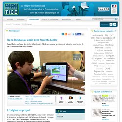 Agence Usages des TICE - Scratch Jr. Vidéo pratique de classe