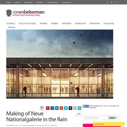 Making of Neue Nationalgalerie in the Rain