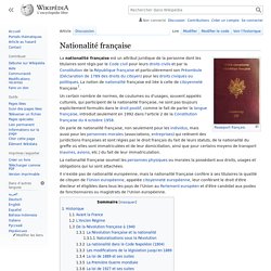 Nationalité française