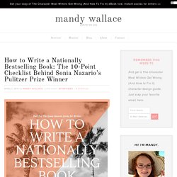How to Write a Nationally Bestselling Book: 10-Point Checklist