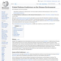 United Nations Conference on the Human Environment