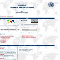 United Nations Geospatial Information Section Web Site