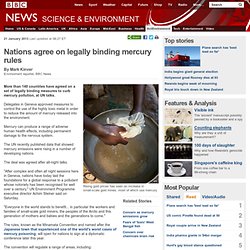 Nations agree on legally binding mercury rules