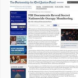 FBI Documents Reveal Secret Nationwide Occupy Monitoring