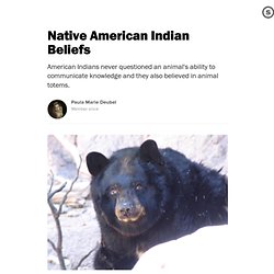 Native American Indian Beliefs: Psychology and Science of Totem Animal Spirits in Nature