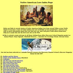 Native American Lore Index