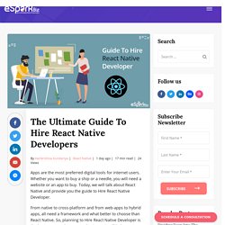 How To Hire React Native Developer? (Complete Guide)