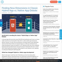 Native App Vs Hybrid App - Which is a Better Choice?