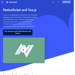 Build Truly Native Mobile Apps with Vue