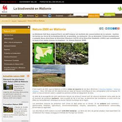 Natura 2000 en Wallonie