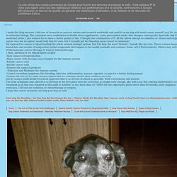 Budwig Diet Plan for Dog Nasal Cancer or any cancer really