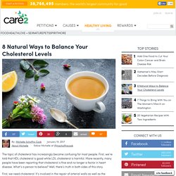 8 Natural Ways To Balance Your Cholesterol Levels