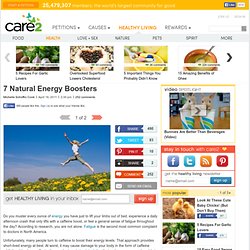 7 Natural Energy Boosters