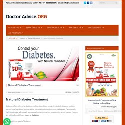 Natural Diabetes Treatment