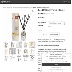 Natural Reed Diffuser by PAIRFUM - Long-Lasting / Large Rooms / Round