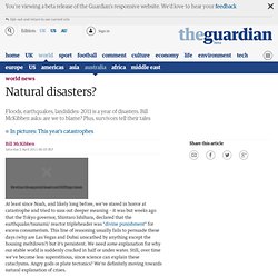 Natural disasters?