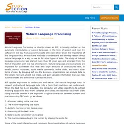 Natural Language Processing (NPL)