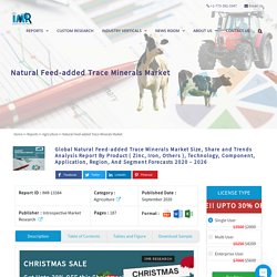 Natural Feed-added Trace Minerals Market - Analysis & Share