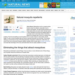 Natural mosquito repellents