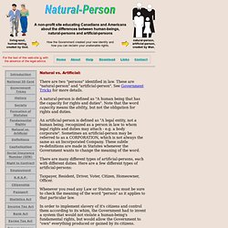 Artificial-Natural Page