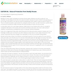 Castor Oil - Natural Protection from Deadly Viruses