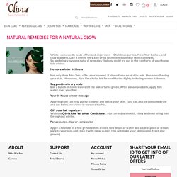 Natural Remedies For A Natural Glow