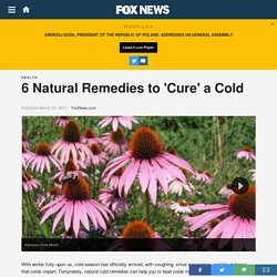 6 Natural Remedies to 'Cure' a Cold